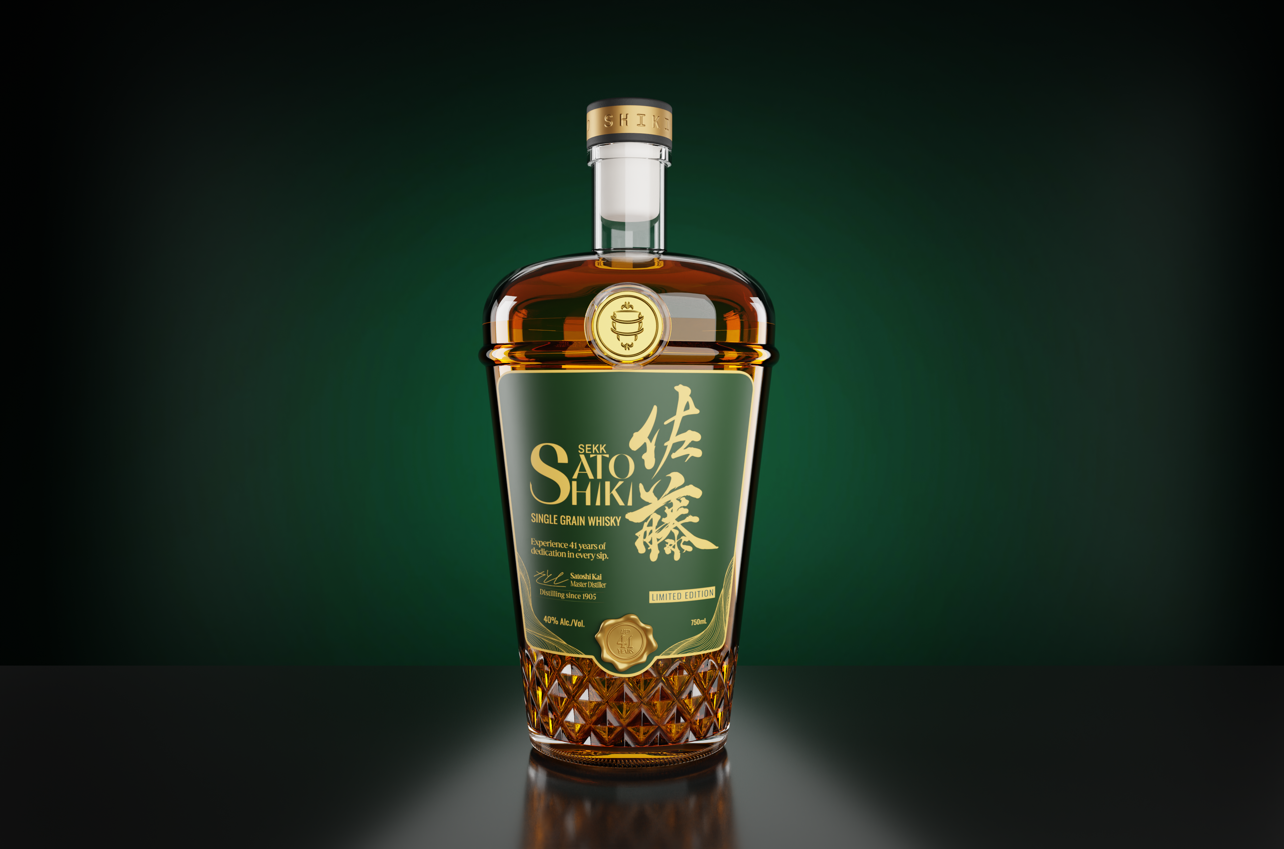 ウイスキー SSKE Sato Shiki 41 yr Aged Single Grain Whisky – Sekk Sato Shiki